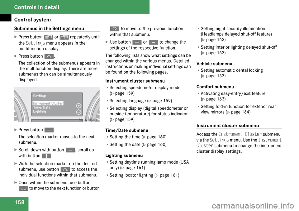 MERCEDES-BENZ GL320 2009 X164 Owners Manual 