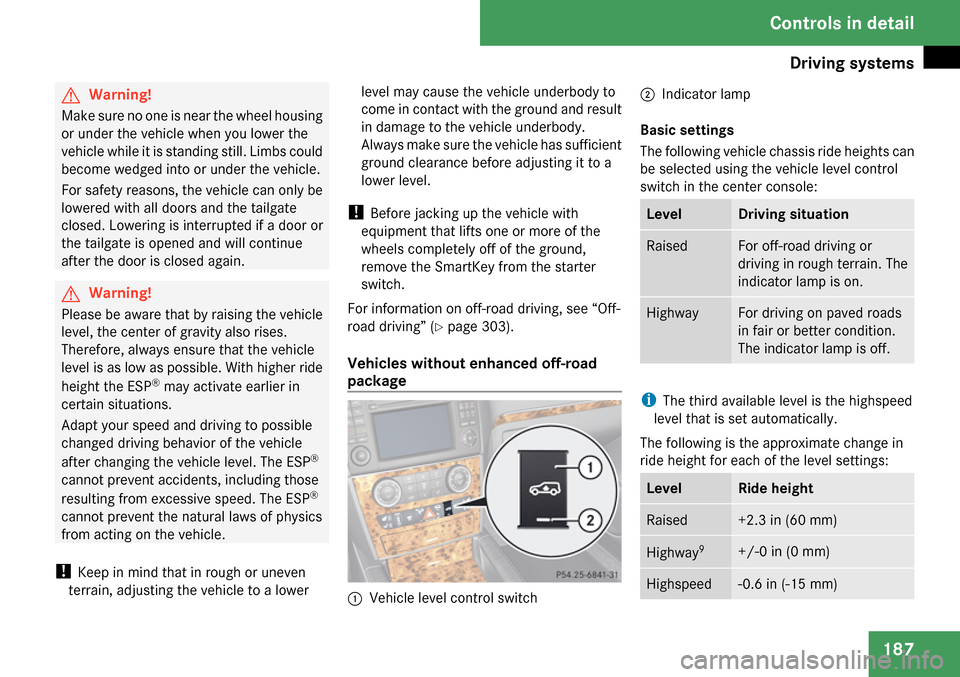 MERCEDES-BENZ GL320 2009 X164 Owners Manual 