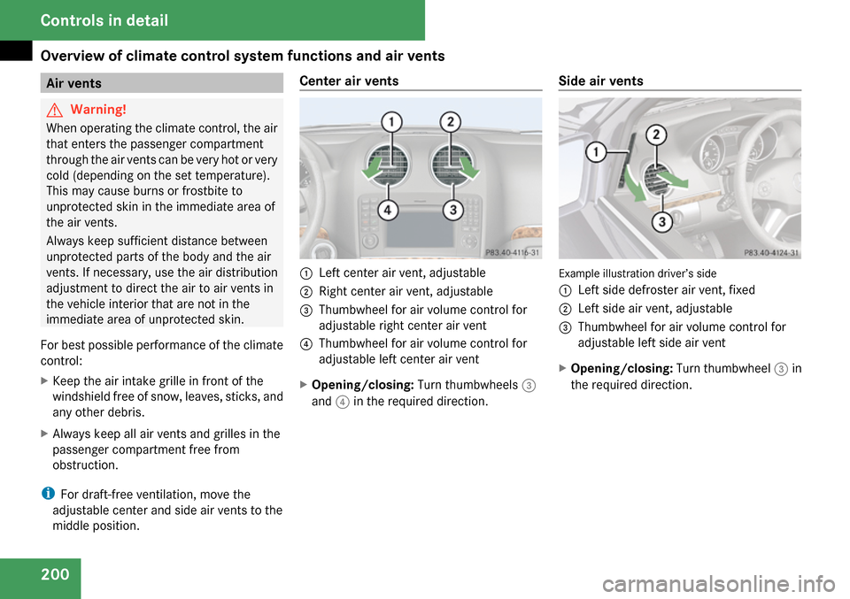 MERCEDES-BENZ GL320 2009 X164 Owners Manual 