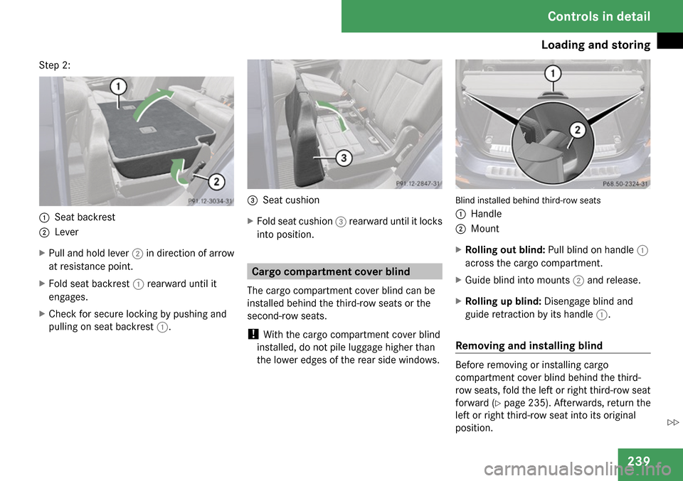 MERCEDES-BENZ GL320 2009 X164 Owners Manual 