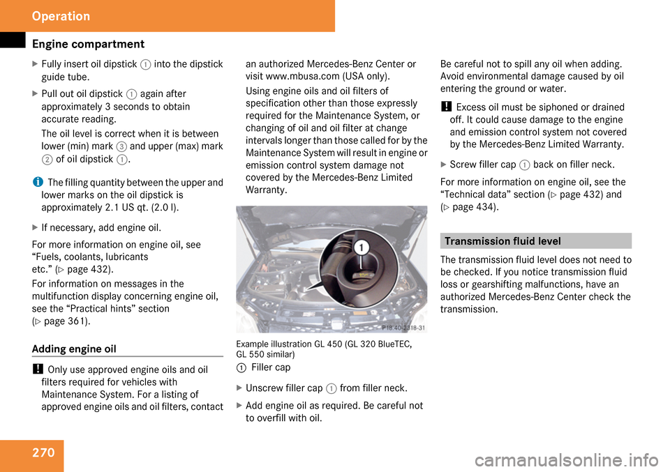 MERCEDES-BENZ GL320 2009 X164 Owners Manual 