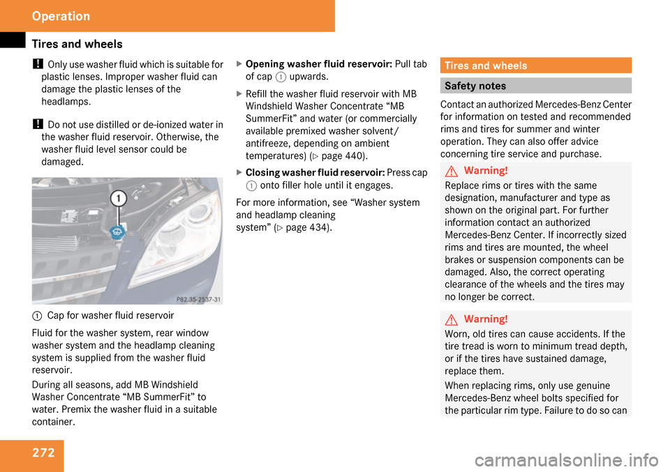 MERCEDES-BENZ GL320 2009 X164 Owners Manual 