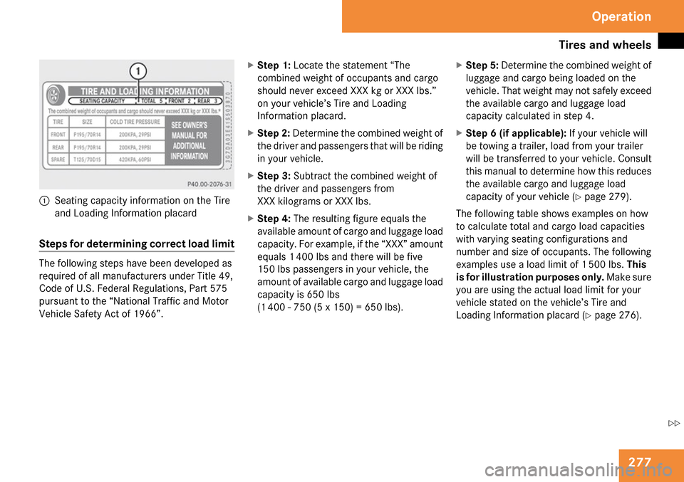 MERCEDES-BENZ GL320 2009 X164 Owners Manual 