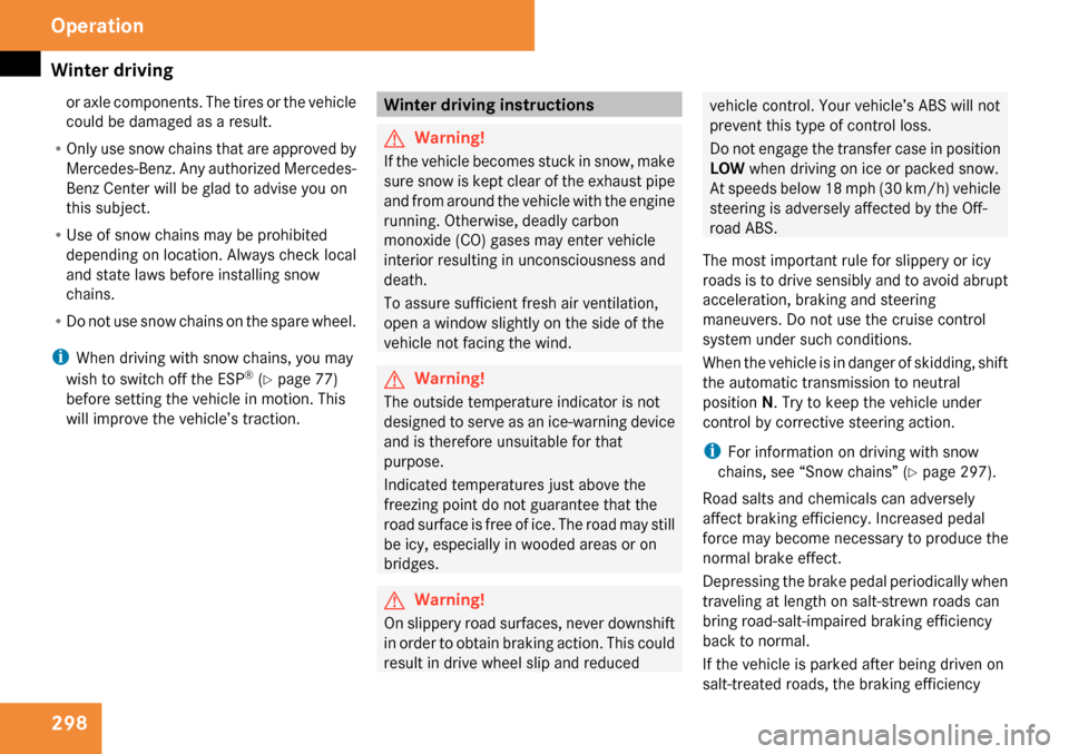MERCEDES-BENZ GL320 2009 X164 Owners Manual 