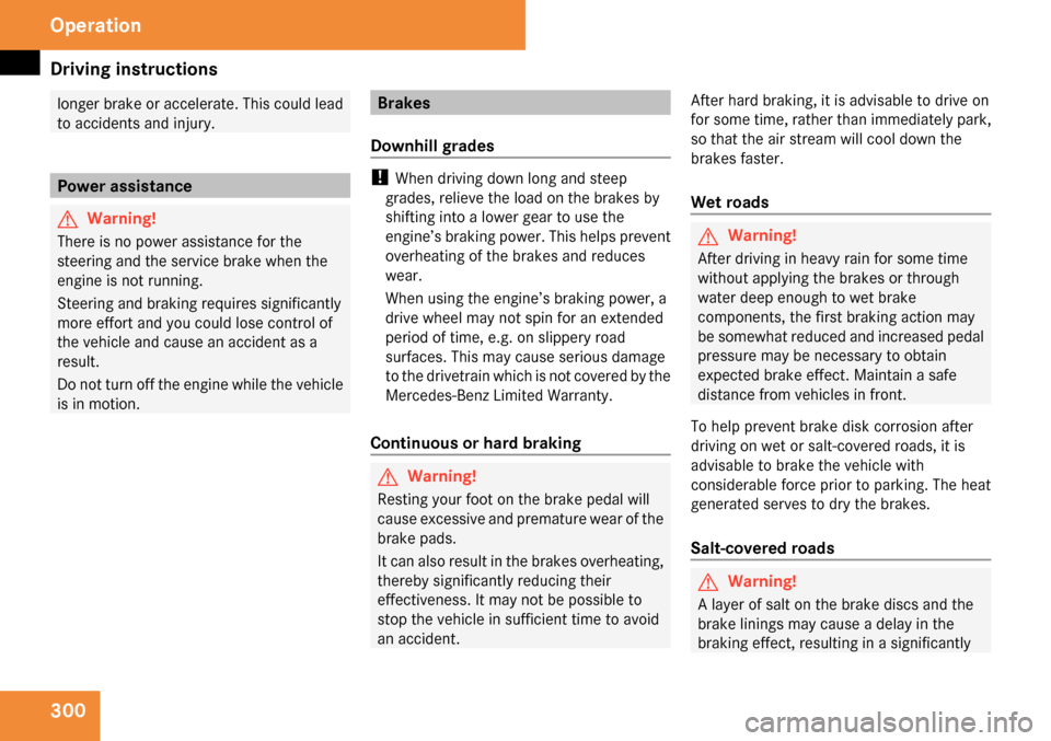MERCEDES-BENZ GL320 2009 X164 Owners Manual 