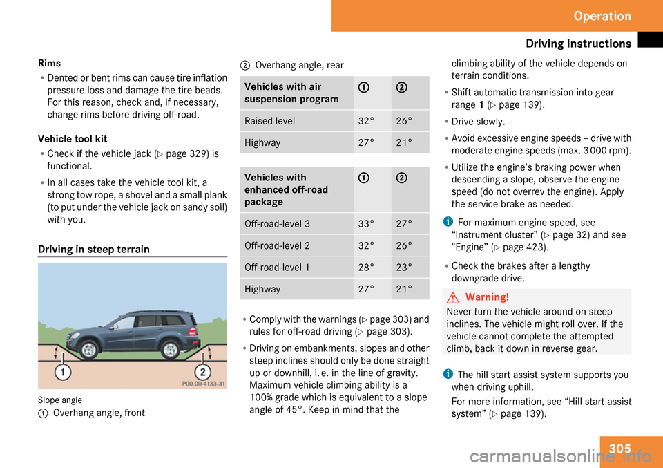 MERCEDES-BENZ GL320 2009 X164 Owners Manual 