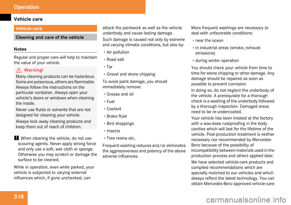 MERCEDES-BENZ GL320 2009 X164 Owners Manual 