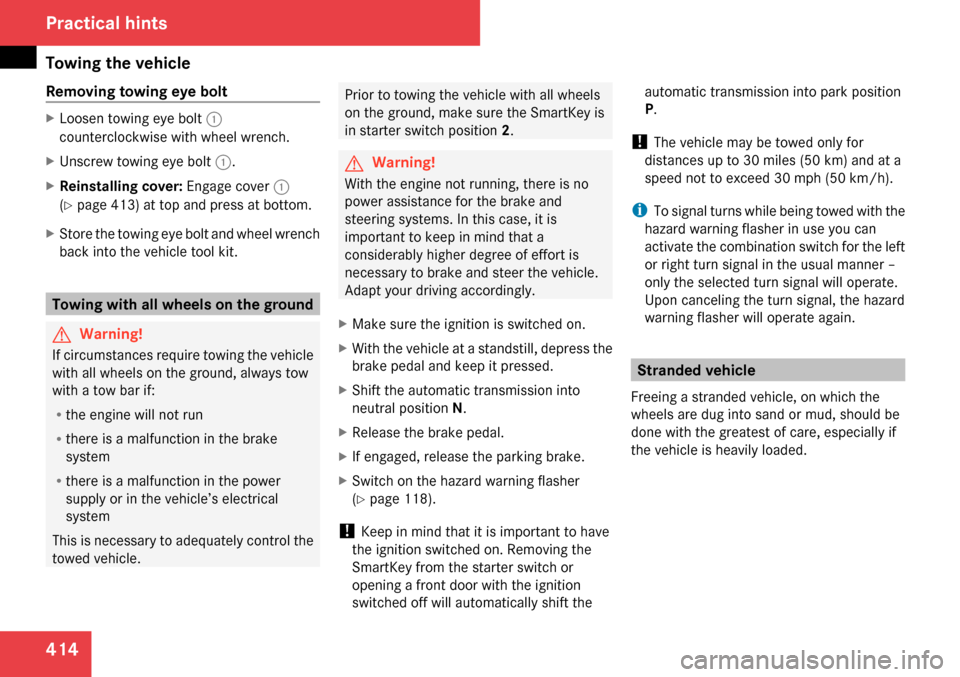 MERCEDES-BENZ GL320 2009 X164 Owners Manual 