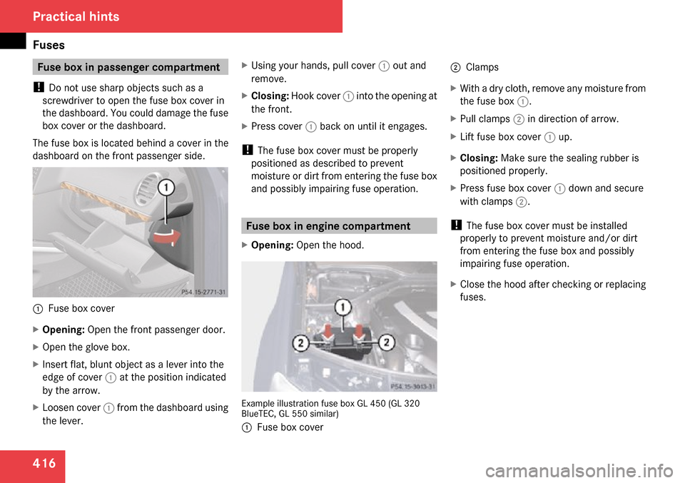 MERCEDES-BENZ GL320 2009 X164 Owners Manual 