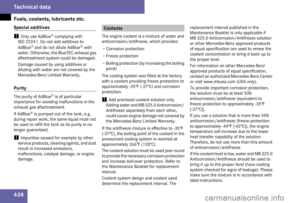 MERCEDES-BENZ GL320 2009 X164 Owners Manual 