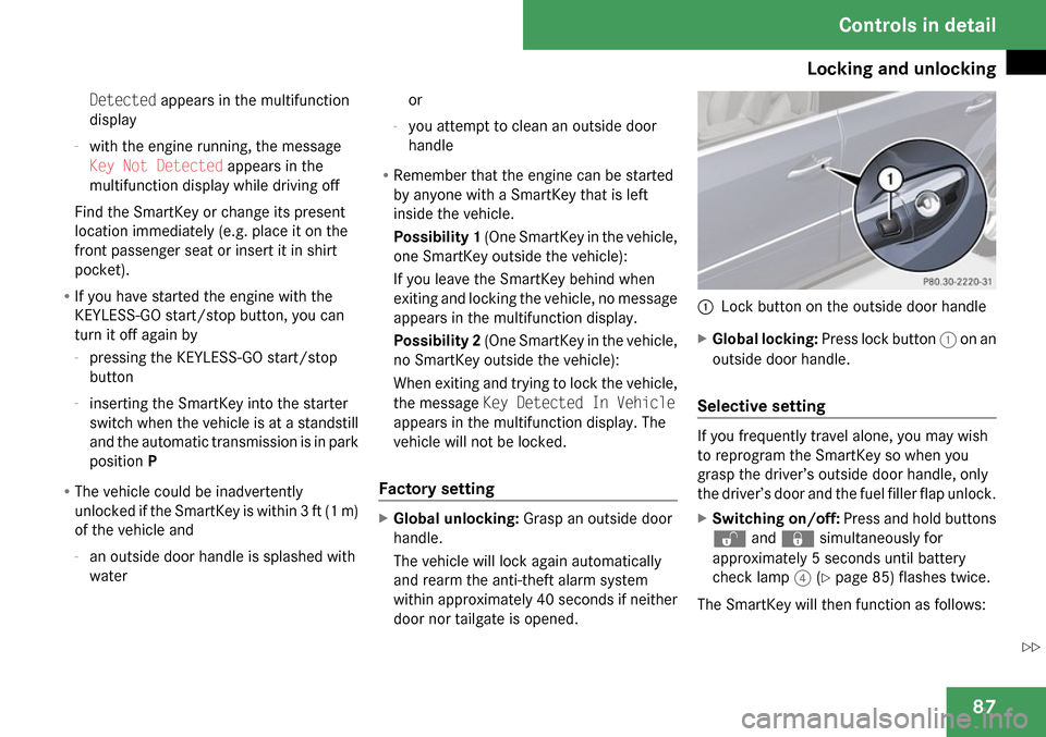 MERCEDES-BENZ GL320 2009 X164 Owners Manual 