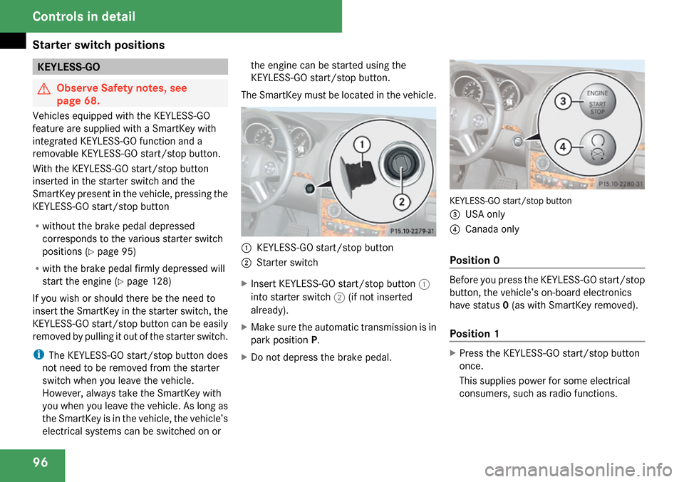 MERCEDES-BENZ GL320 2009 X164 Owners Manual 