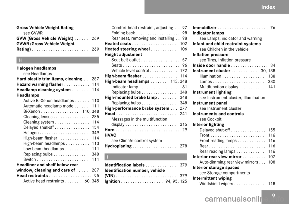 MERCEDES-BENZ E63AMG 2009 W211 Owners Manual 