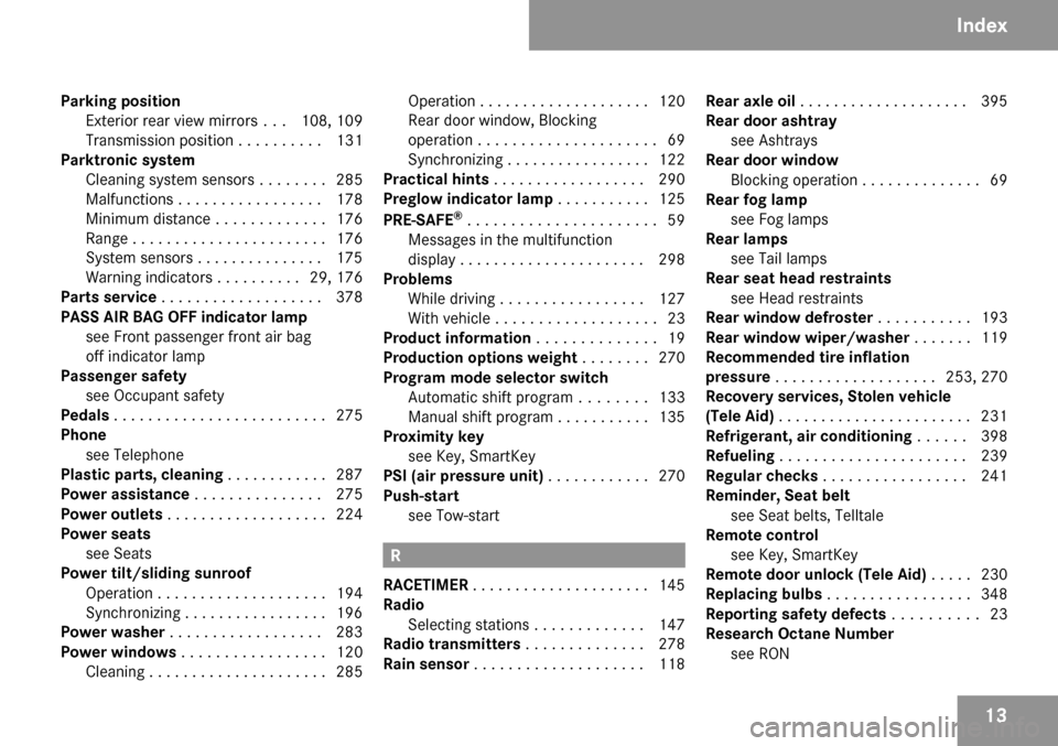 MERCEDES-BENZ E63AMG 2009 W211 Owners Manual 