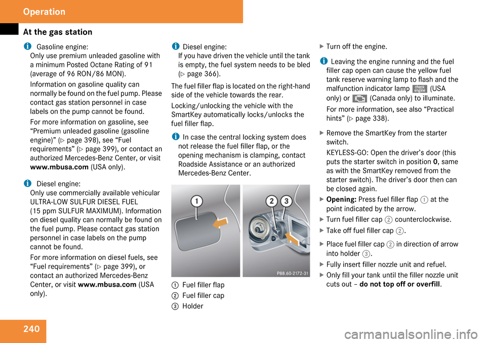 MERCEDES-BENZ E63AMG 2009 W211 Owners Manual 
