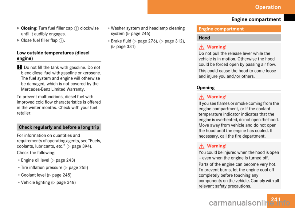 MERCEDES-BENZ E63AMG 2009 W211 Owners Manual 