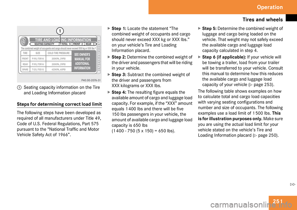 MERCEDES-BENZ E63AMG 2009 W211 Owners Manual 