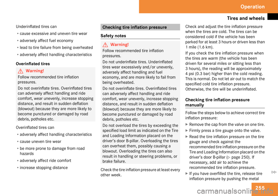 MERCEDES-BENZ E63AMG 2009 W211 Owners Manual 
