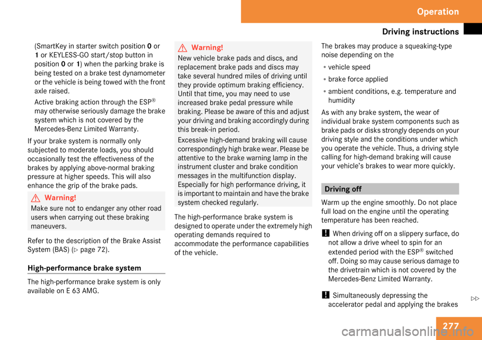 MERCEDES-BENZ E63AMG 2009 W211 Owners Manual 