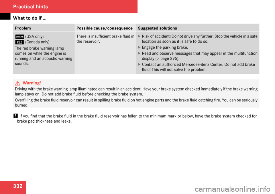 MERCEDES-BENZ E63AMG 2009 W211 Owners Manual 