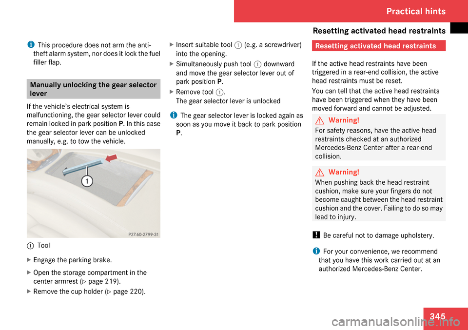 MERCEDES-BENZ E63AMG 2009 W211 Owners Manual 