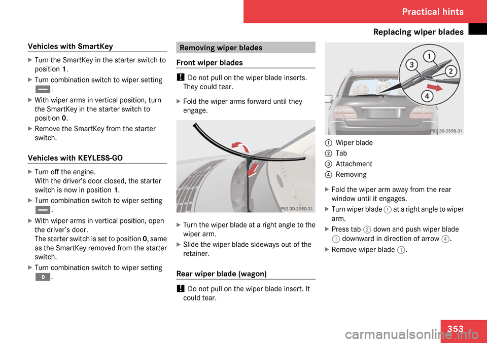 MERCEDES-BENZ E63AMG 2009 W211 Owners Manual 
