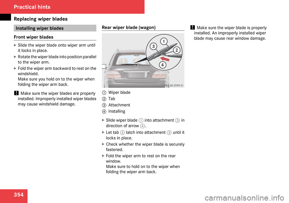 MERCEDES-BENZ E63AMG 2009 W211 Owners Manual 