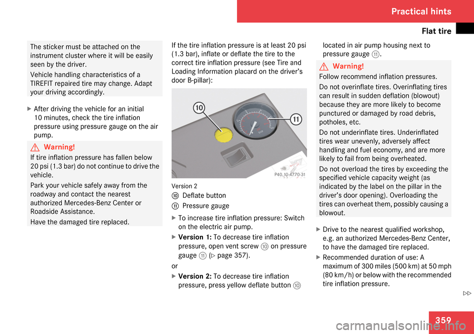 MERCEDES-BENZ E63AMG 2009 W211 Owners Manual 