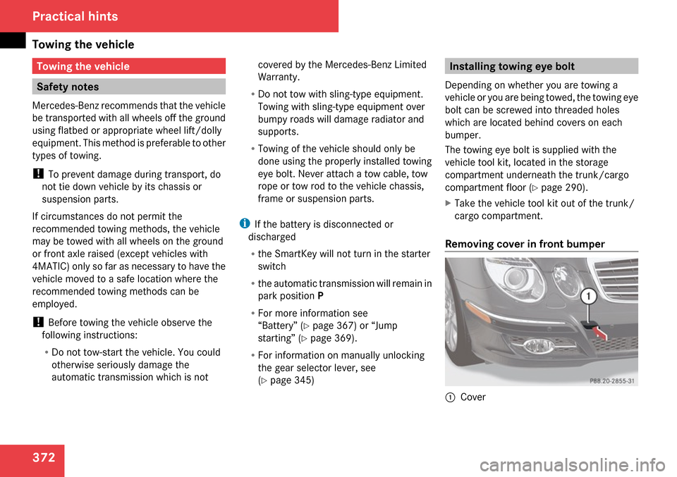 MERCEDES-BENZ E63AMG 2009 W211 Owners Manual 