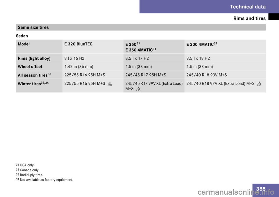 MERCEDES-BENZ E63AMG 2009 W211 Owners Manual 