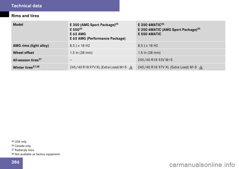 MERCEDES-BENZ E63AMG 2009 W211 Owners Manual 