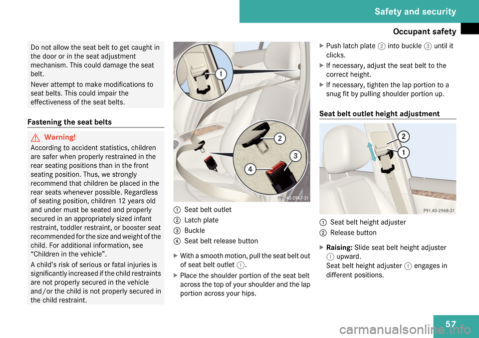 MERCEDES-BENZ E63AMG 2009 W211 Owners Manual 