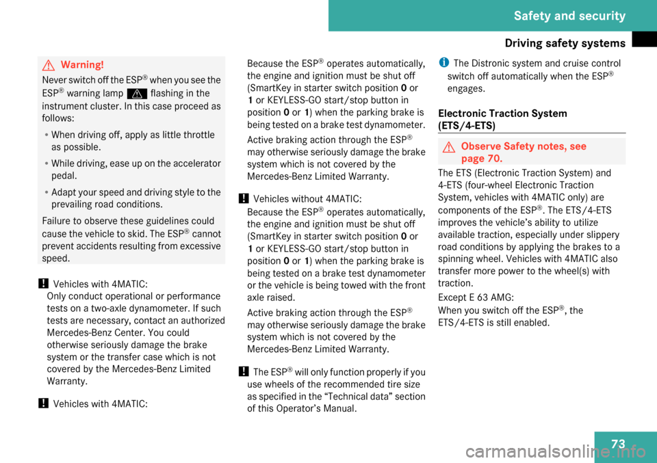 MERCEDES-BENZ E63AMG 2009 W211 Owners Manual 