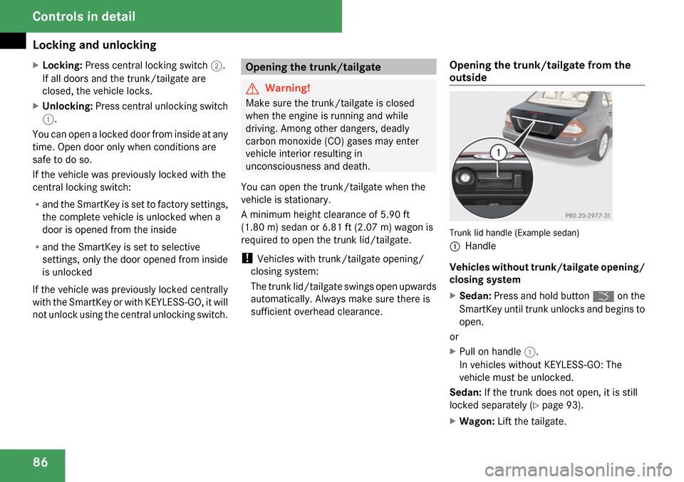 MERCEDES-BENZ E63AMG 2009 W211 Owners Manual 