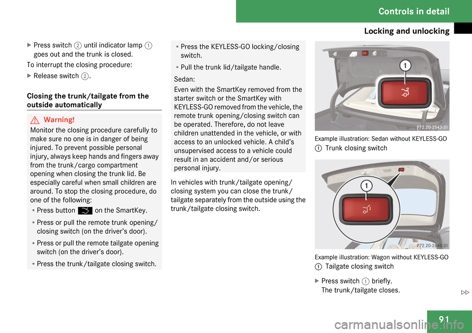MERCEDES-BENZ E63AMG 2009 W211 Owners Manual 