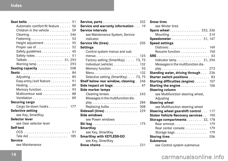 MERCEDES-BENZ CLS63AMG 2009 W219 Owners Manual 