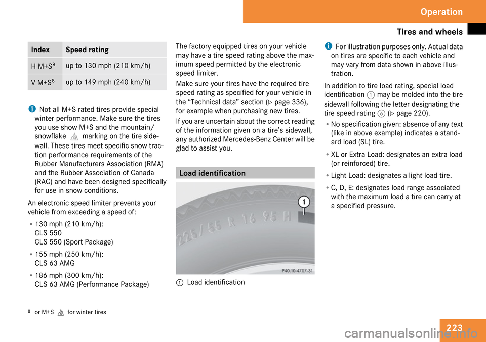 MERCEDES-BENZ CLS63AMG 2009 W219 Owners Manual 