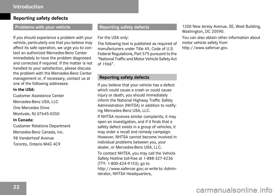 MERCEDES-BENZ CLS63AMG 2009 W219 Owners Manual 
