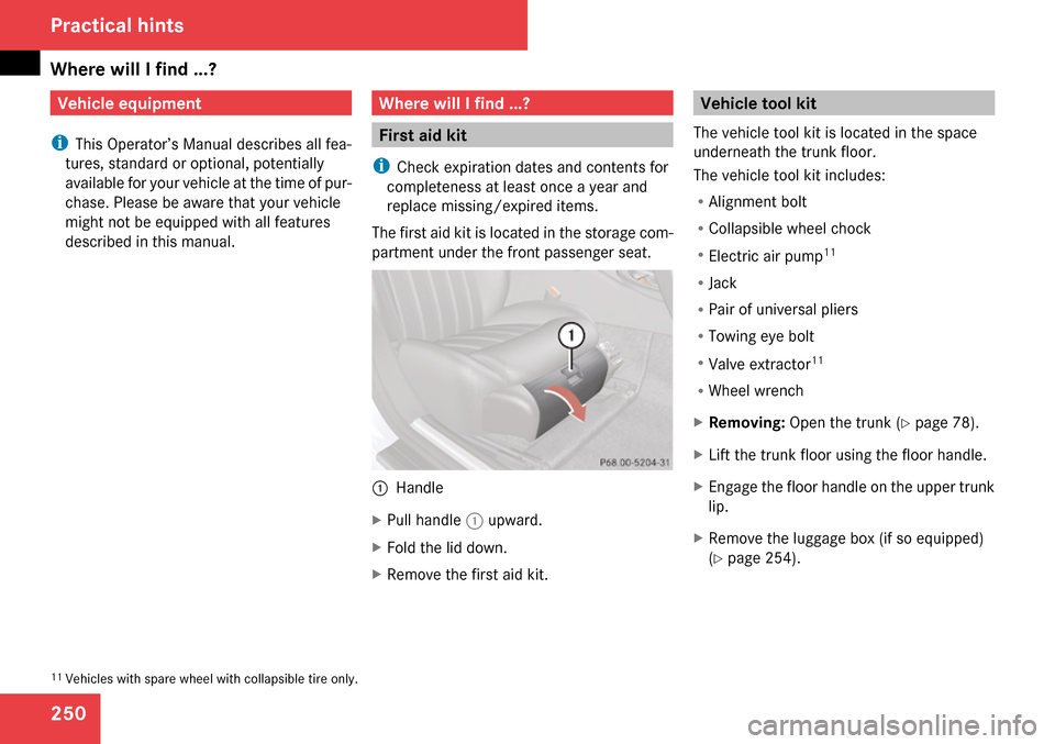 MERCEDES-BENZ CLS63AMG 2009 W219 Owners Manual 