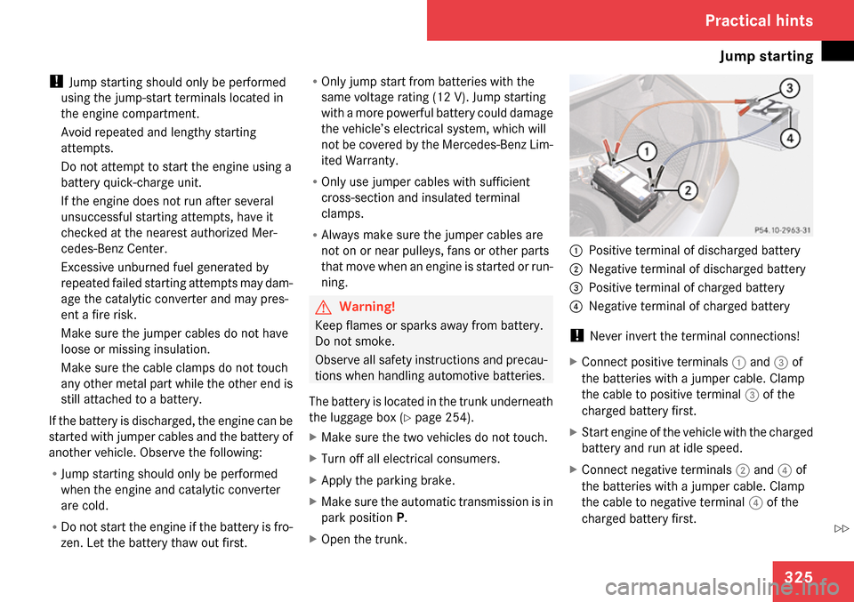 MERCEDES-BENZ CLS63AMG 2009 W219 Owners Manual 