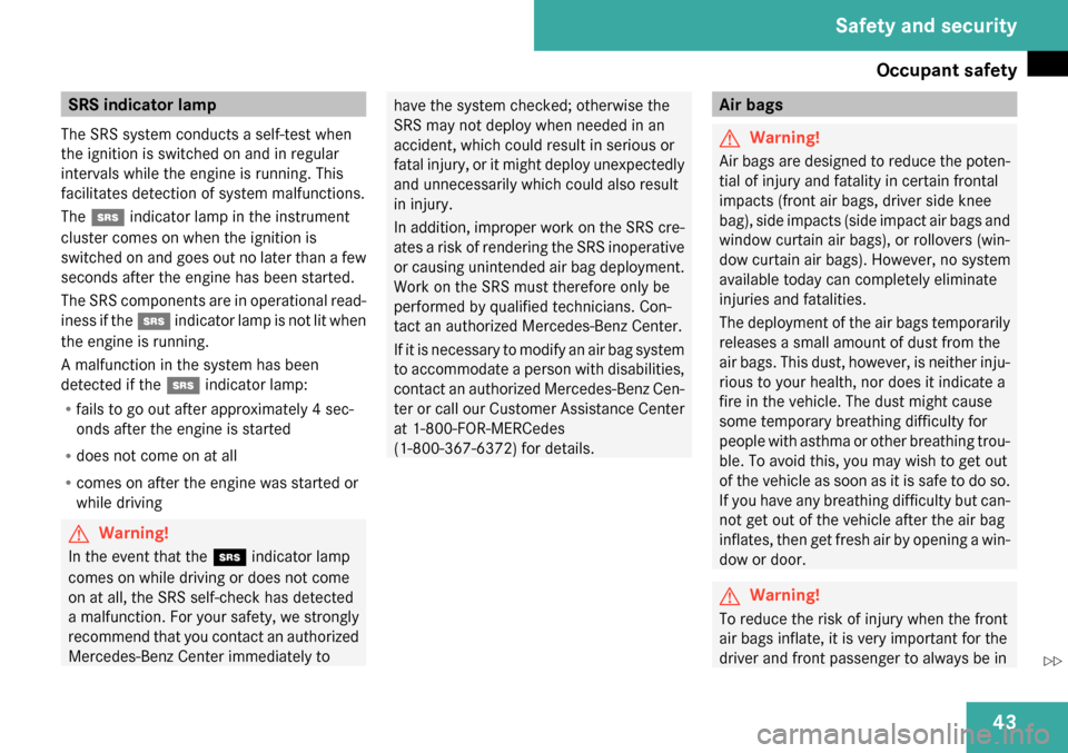 MERCEDES-BENZ CLS63AMG 2009 W219 Owners Manual 