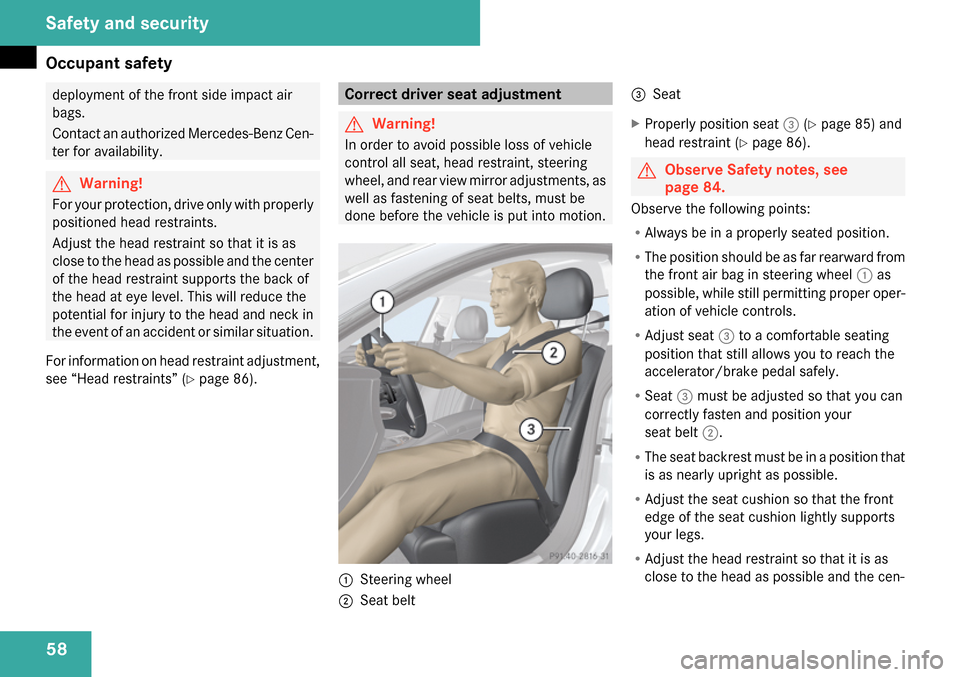 MERCEDES-BENZ CLS63AMG 2009 W219 Owners Manual 