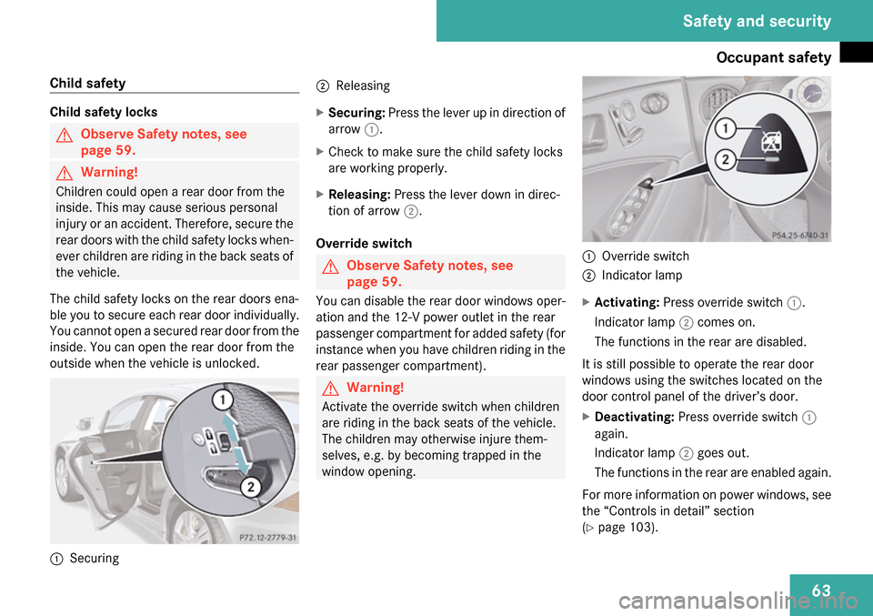 MERCEDES-BENZ CLS63AMG 2009 W219 Owners Manual 