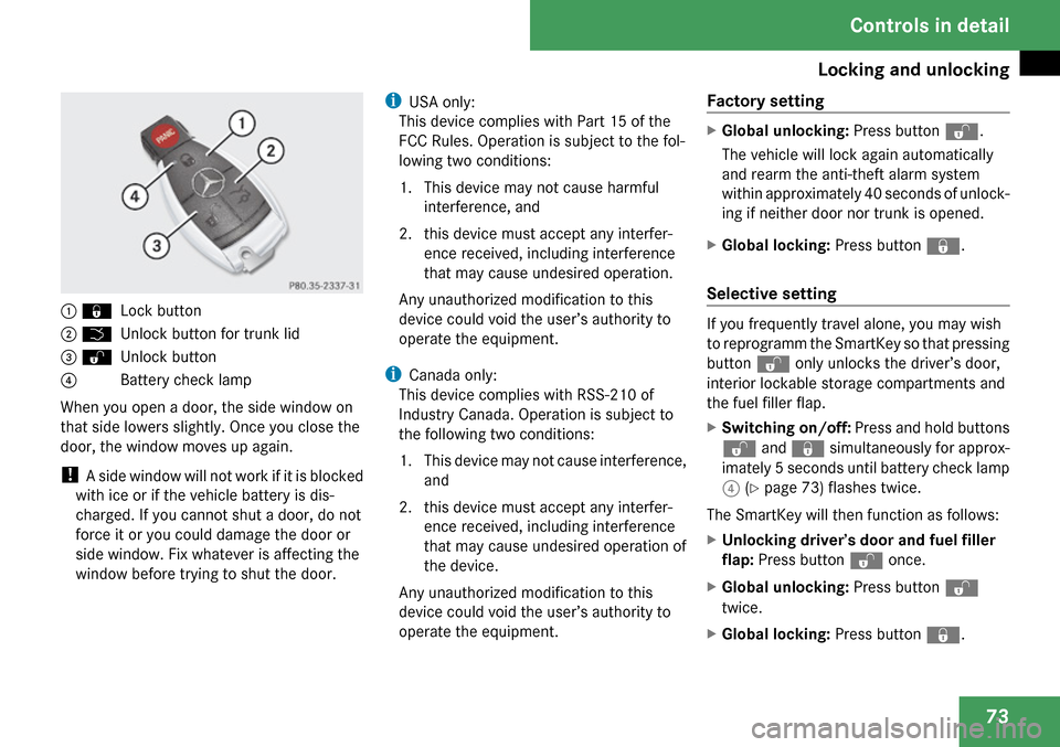 MERCEDES-BENZ CLS63AMG 2009 W219 Owners Manual 