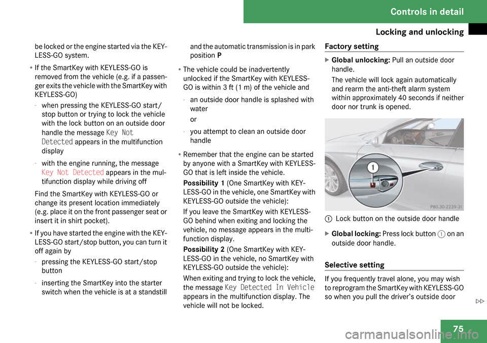 MERCEDES-BENZ CLS63AMG 2009 W219 Owners Manual 