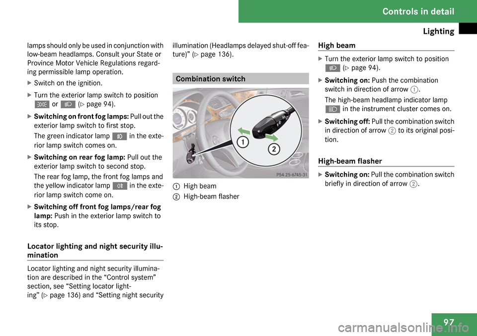 MERCEDES-BENZ CLS63AMG 2009 W219 Owners Manual 