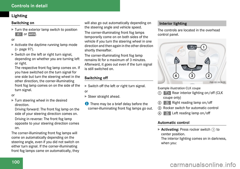 MERCEDES-BENZ CLK63AMG 2009 C208 Owners Manual 