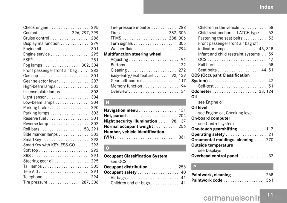 MERCEDES-BENZ CLK63AMG 2009 C208 Owners Manual 