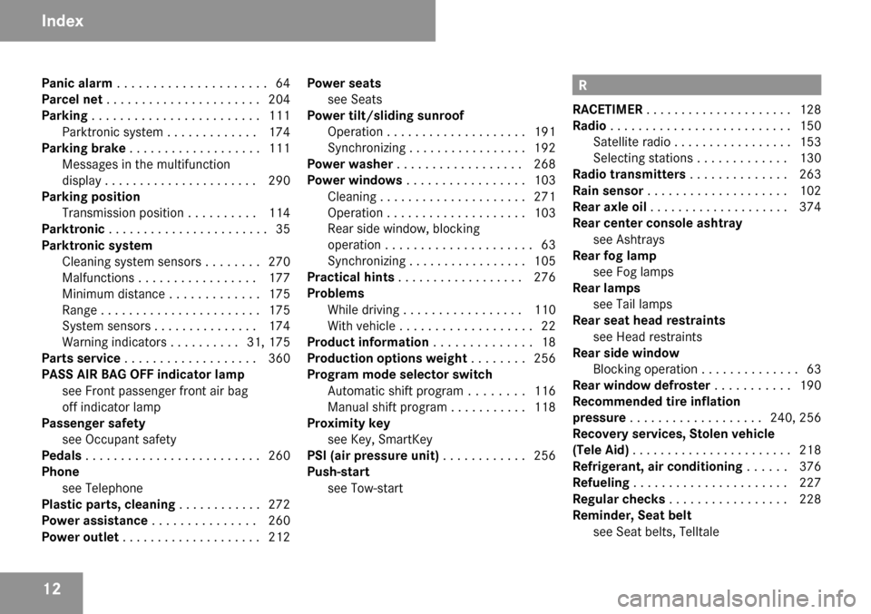 MERCEDES-BENZ CLK63AMG 2009 C208 Owners Manual 
