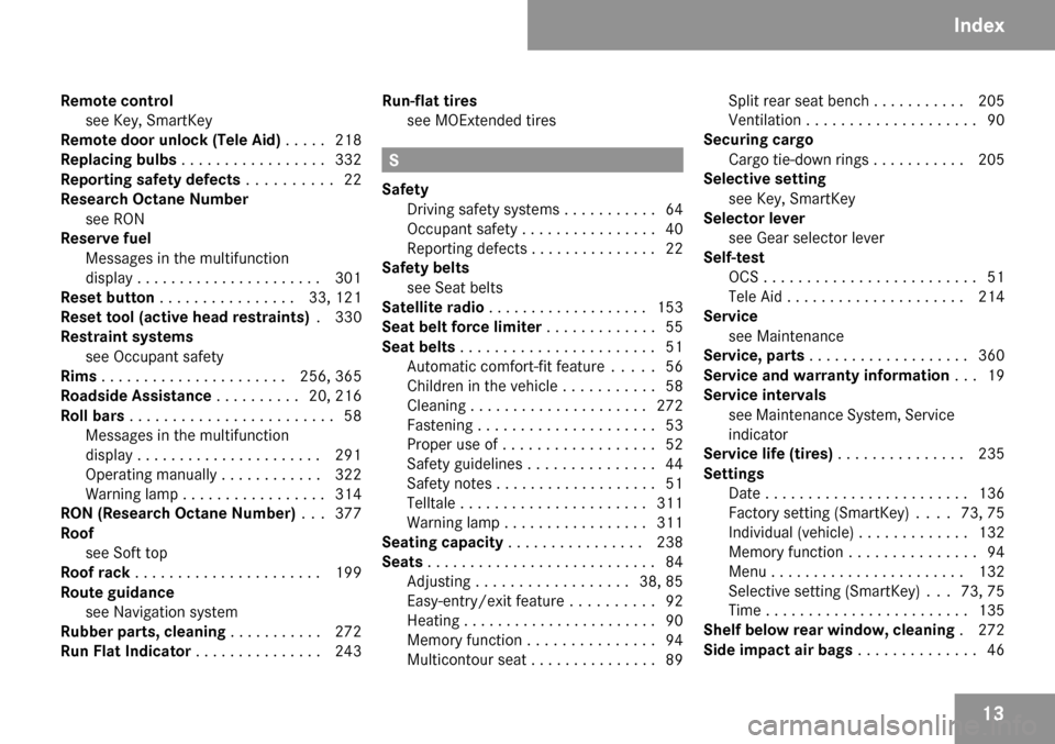 MERCEDES-BENZ CLK63AMG 2009 C208 Owners Manual 